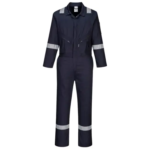 [F813] SRUC Emb Boiler Suit With Hi-Vis Stripe- Pack of 2